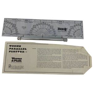 Weems & Plath Parallel Plotter #120 Navigation & Mapping